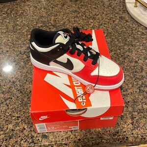 NIKE x Dunk Low EMB '75th Anniversary-Bulls' Sneakers Toddlers Size 10C